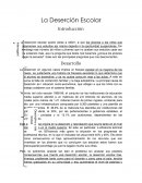 La Deserción Escolar en algunos casos implica un fracaso escolar