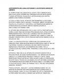 ANTECEDENTES DEL CANAL DE PANAMÁ Y LOS ESTADOS UNIDOS DE AMÉRICA
