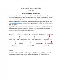 Actividades de aplicación. Introducción a la informática. Página 1