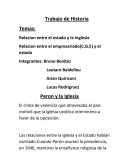 Relacion entre el empresariado(C.G.E) y el estado