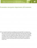 Economías emergentes importantes del momento
