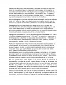 Hablando de términos ya más personales y racionales se puede ver como todo inicia con una perspectiva