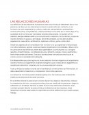 Las relaciones humanas. Las relaciones humanas poseen órdenes jerárquicos