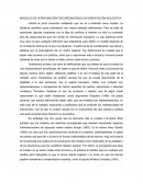 MODELOS DE INTERVENCIÓN PSICOPEDAGÓGICA EN ORIENTACIÓN EDUCATIVA