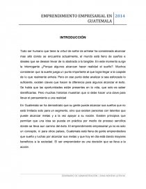 EMPRENDIMIENTO EMPRESARIAL EN GUATEMALA. Página 1