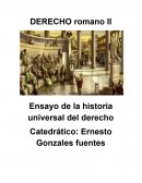 Ensayo de la historia universal del derecho