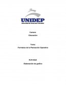 Formatos de la Planeación Operativa