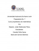 Curso propedéutico de matemáticas