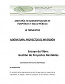 ENSAYO GESTION DE PROYECTOS RENTABLES
