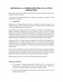 OBSTACULOS A LA PERSECUCIÓN PENAL