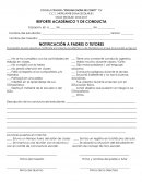 REPORTE ACADÉMICO Y DE CONDUCTA