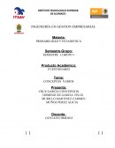 PROBABILIDAD Y ESTADISTICA INGENIERÍA EN GESTION EMPRESARIAL