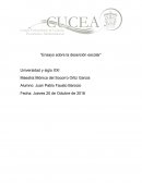 Ensayo sobre la deserción escolar