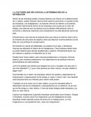FACTORES QUE INFLUYEN EN LA DETERMINACIÓN DE LA RETRIBUCIÓN
