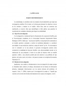 CAPÌTULO III MARCO METODOLÓGICO