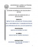IMPACTO DE LAS NUEVAS TECNOLOGÍAS DE LA INFORMACIÓN Y COMUNICACIÓN EN LOS APRENDIZAJES DE LOS ESTUDIANTES