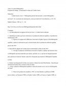 El control bibliográfico