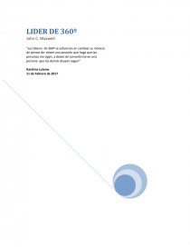 LIDER DE 360º ENSAYO FUNDAMENTADO. Página 1