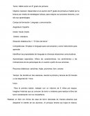 Hábito lector en 6º grado de primaria.