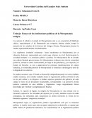 Ensayo de las instituciones políticas de la Mesopotamia antigua