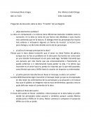 Preguntas de discusión sobre la obra: “El Jardín” de Luis Negrón.