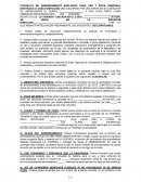 Contrato de arrendamiento para bienes ejidales