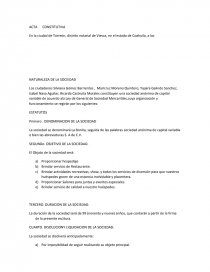 ACTA CONSTITUTIVA. Página 1