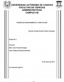 FUENTES DE FINANCIAMIENTO A CORTO PLAZO . Clasificación de financiamiento bancario
