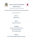 Mercadotecnia Reporte: “Avances de Proyecto”