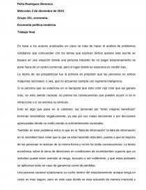 En base a los autores analizados en clase se trata de hacer el análisis de problemas cotidianos que concuerdan con los temas que explican dichos autores este escrito se basara en una situación donde una persona tratando de no pagar estacionamiento se po. Página 1