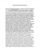 Historia del monumento de Santa Ana