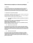 Requerimientos energéticos en situaciones patológicas