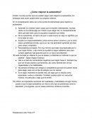 ¿Cómo mejorar la autoestima?