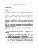 Inmunología de los transplantes