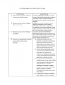 La cultura cambia bajo la presión que supone construir posibilidades de sobrevivencia para la vida misma, es decir, cuando la vida se ve amenazada y como respuesta creativa a dicha amenaza.