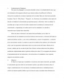 Fundamentación Pedagógica