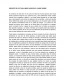 REPORTE DE LECTURA LIBRO PADRE RICO, PADRE POBRE
