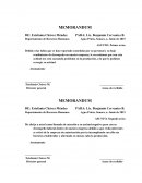 Debido a las faltas que se han reportado cometidas por su personal y su bajo rendimiento de desempeño en nuestra empresa, le recordamos que con esta actitud nos está causando problema en la producción, a lo que le pedimos corregir su actitud