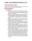 LOS CUERVOS ESTÁN DE LUTO.