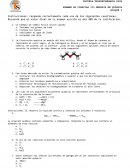 Examen ciencias III bloque 3 secundaria