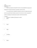 Título:Desarrollo de valores.