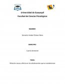 Relación causa y efecto en los adolescentes que se autolesionan