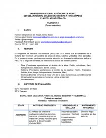 PLANTEL AZCAPOTZALCO FILOSOFÍA II. Página 1