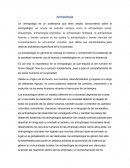 ¿Qué hace un antropológo?