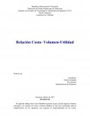 Relación costo volumen utilidad