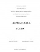 CONTABILIDAD DE COSTO I ELEMENTOS DEL COSTO