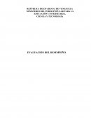 Evaluacion de desempeño.