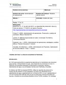 Análisis del Caso: La línea de ensamble de Flamineta.