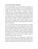 La toma de decisiones empresariales.