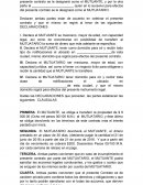 Contrato de mutuo que celebran por una parte el
